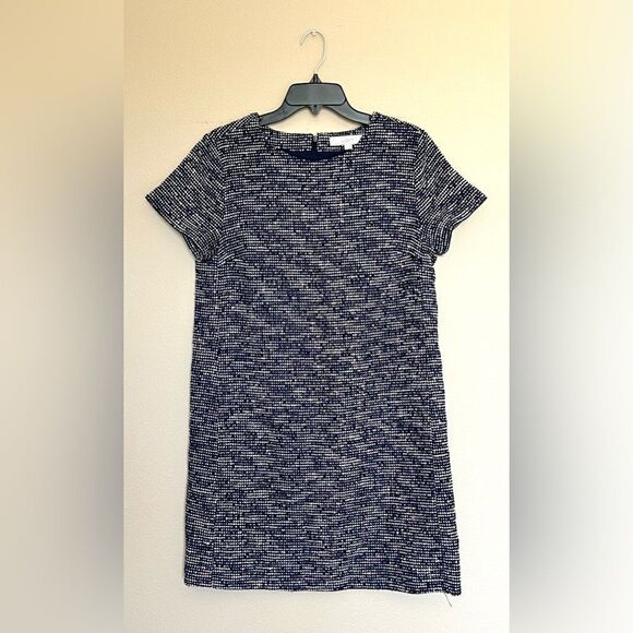 LOFT Tweed Mini Shift Dress - Picture 1 of 8